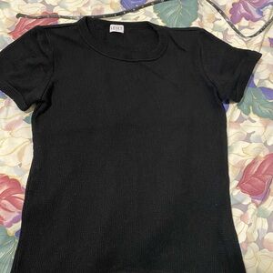 LESET Black Women's Top